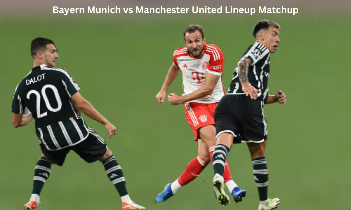 Bayern Munich vs Man United Lineups:
