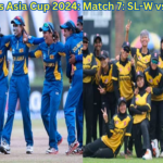 SL-W vs. MAL-W: Women's Asia Cup 2024 Match 7 Prediction