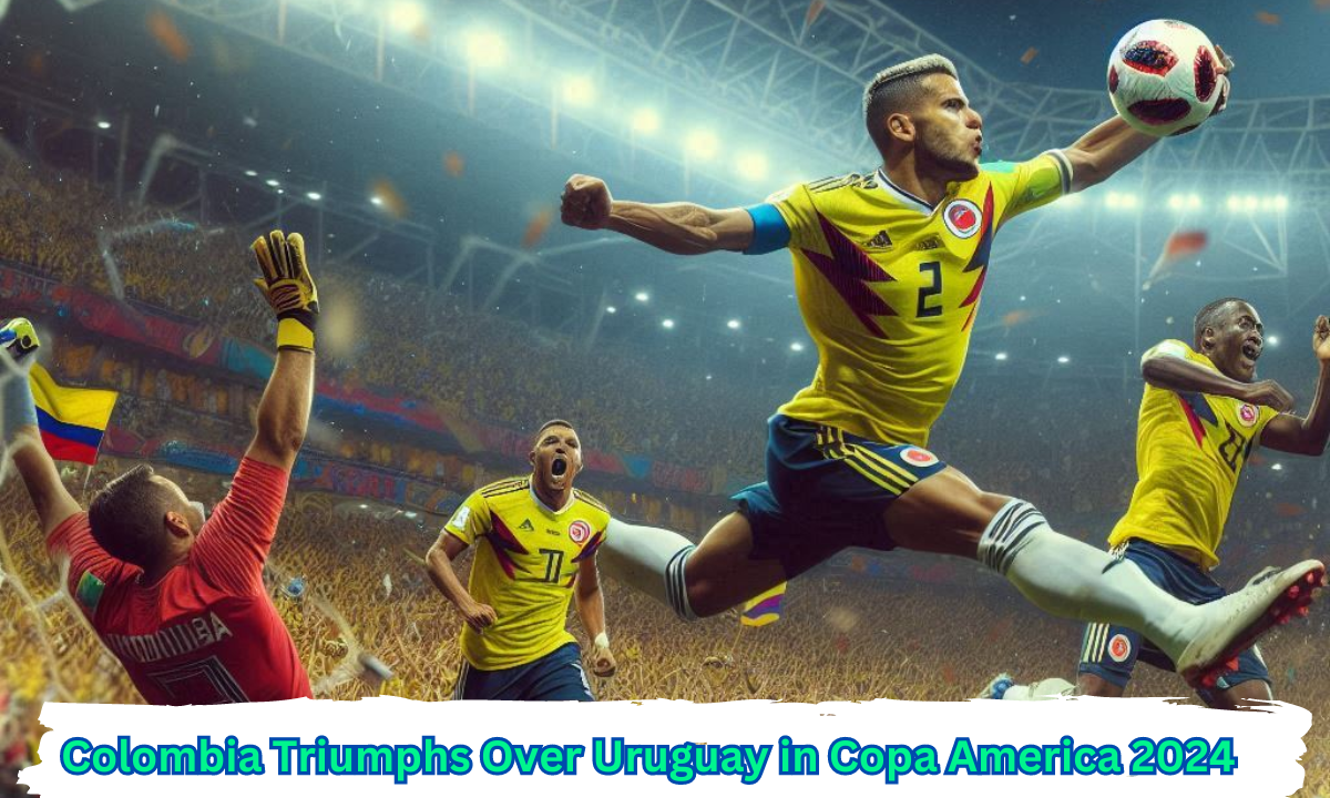 Colombia vs Uruguay Copa America 2024 match action