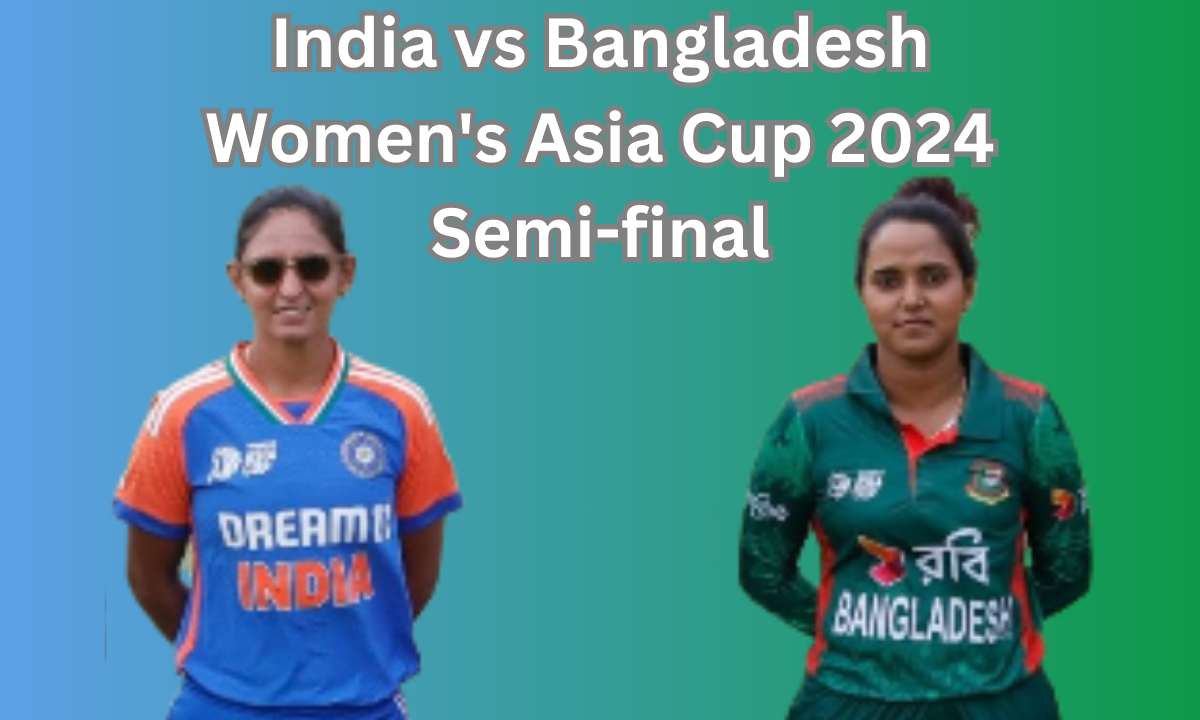 India vs Bangladesh Women's Asia Cup 2024 semi-final action shot