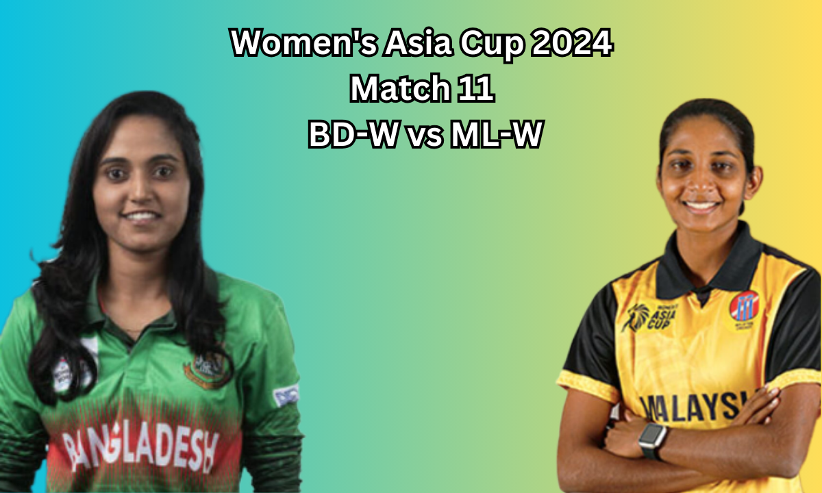 BD-W vs ML-W Dream11 Prediction for Women’s Asia Cup 2024 Match 11