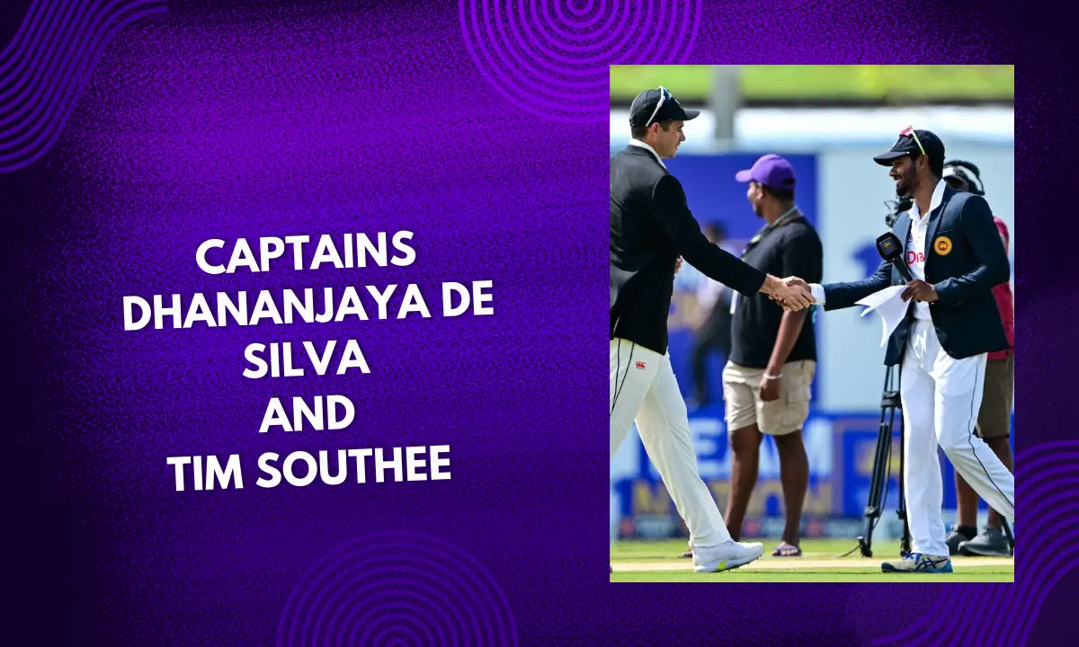 Sri Lanka vs New Zealand 2nd Test: Captains Dhananjaya de Silva and Tim Southee at the toss before the 2nd Test at Galle International Stadium (2)