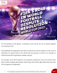 Anwar Ali: FIFA Regulations and Their Role in the Dispute