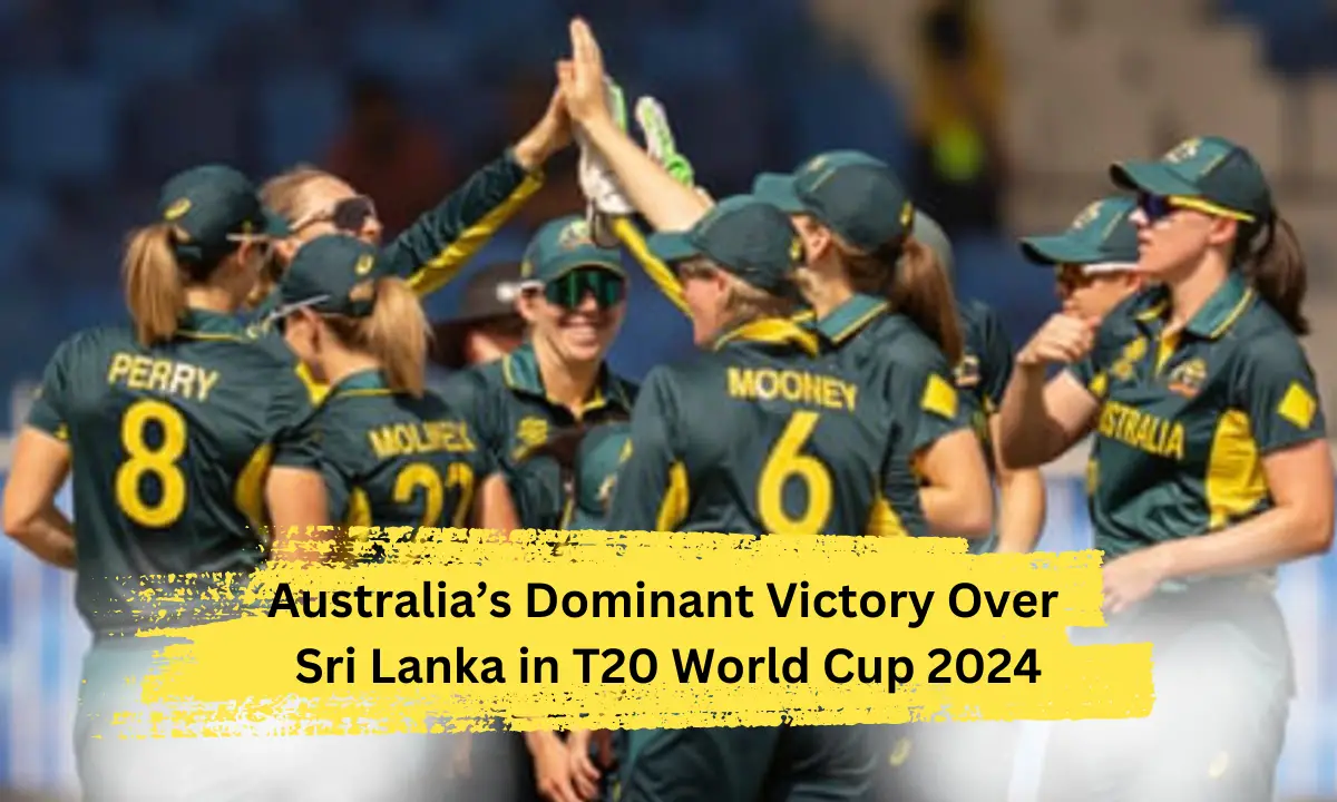 Sri Lanka Women vs Australia Women: The Australia Women’s cricket team celebrating after their victory over Sri Lanka.