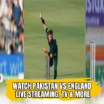 Pakistan vs England cricket teams playing during the Test series.