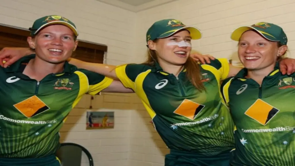 Australia Women: Alyssa Healy, Meg Lanning, and Ellyse Perry