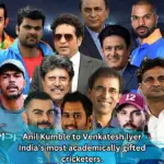 Anil Kumble, Venkatesh Iyer, and other educated Indian cricketers