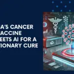 Russia Cancer Vaccine: Illustration of mRNA cancer vaccine technology and its impact on tumor suppression.