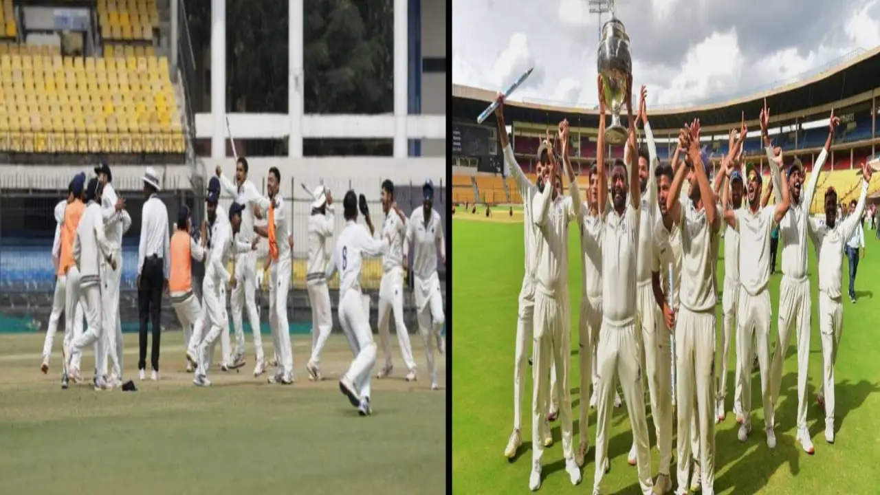 Madhya Pradesh vs Saurashtra Live Score: Madhya Pradesh team celebrating their victory over Saurashtra in Syed Mushtaq Ali Trophy 2024.