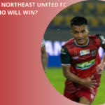 Odisha vs NorthEast United FC players in action.