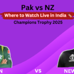 Pak vs NZ cricket match Champions Trophy 2025