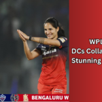 Delhi Capitals vs RCB WPL 2025 match action, with players in intense battle