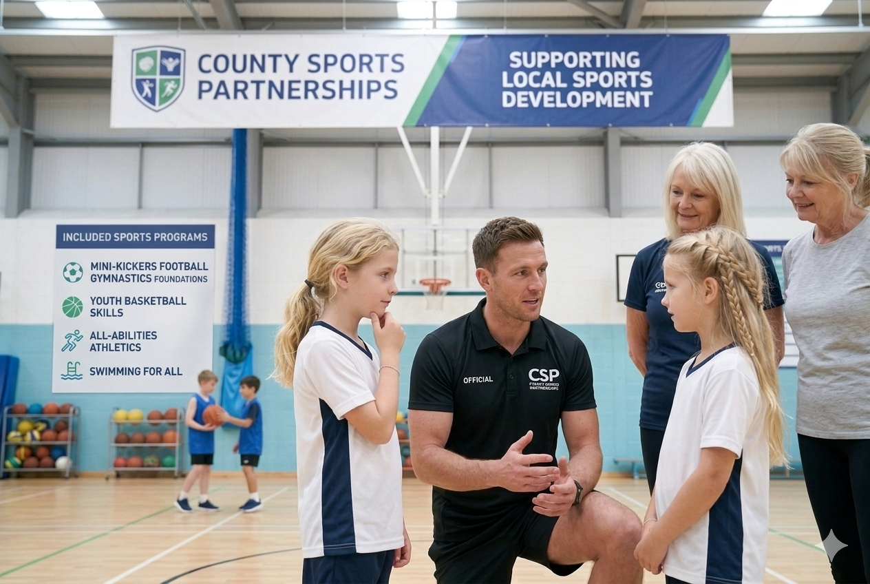 County Sports Partnerships Supporting Local Sports Development 2 Sports programs included