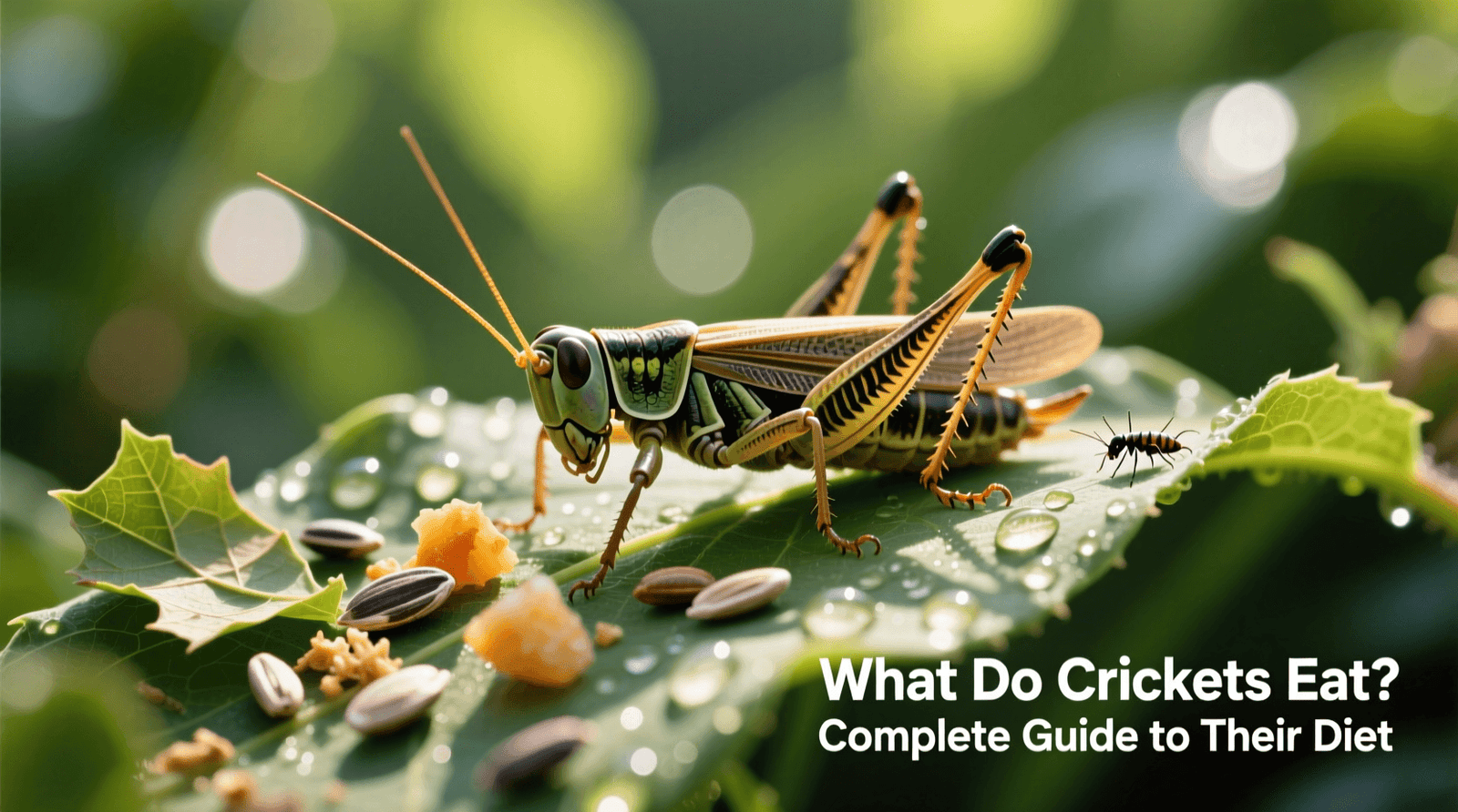 What Do Crickets Eat Complete Guide to Their Diet