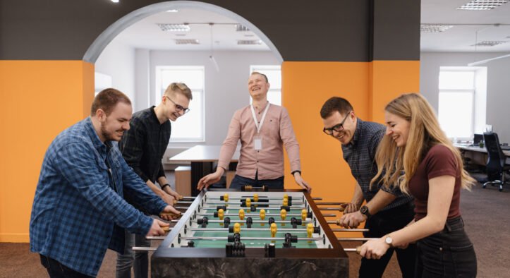 Sport Foosball Fast Paced Competitive Table Action