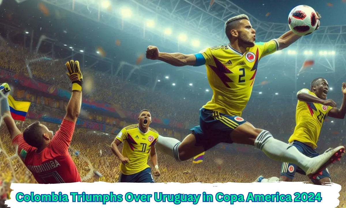 Colombia vs Uruguay Copa America 2024 match action