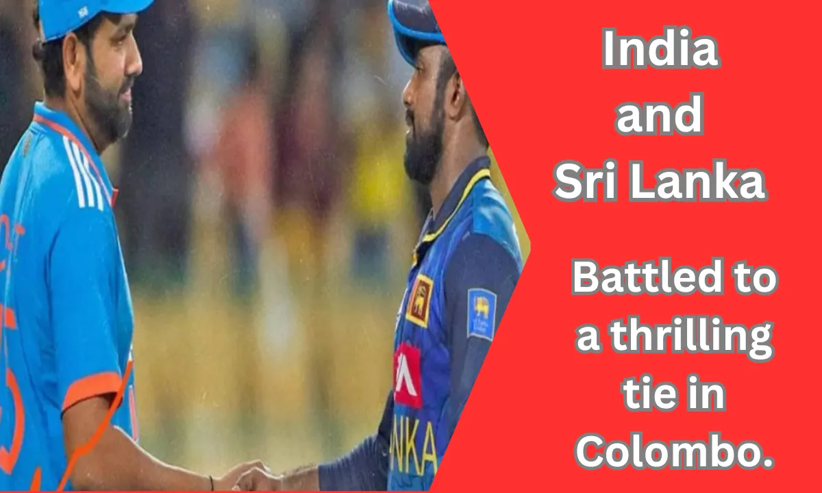 India vs. Sri Lanka ODI Tie: Players shake hands in Colombo