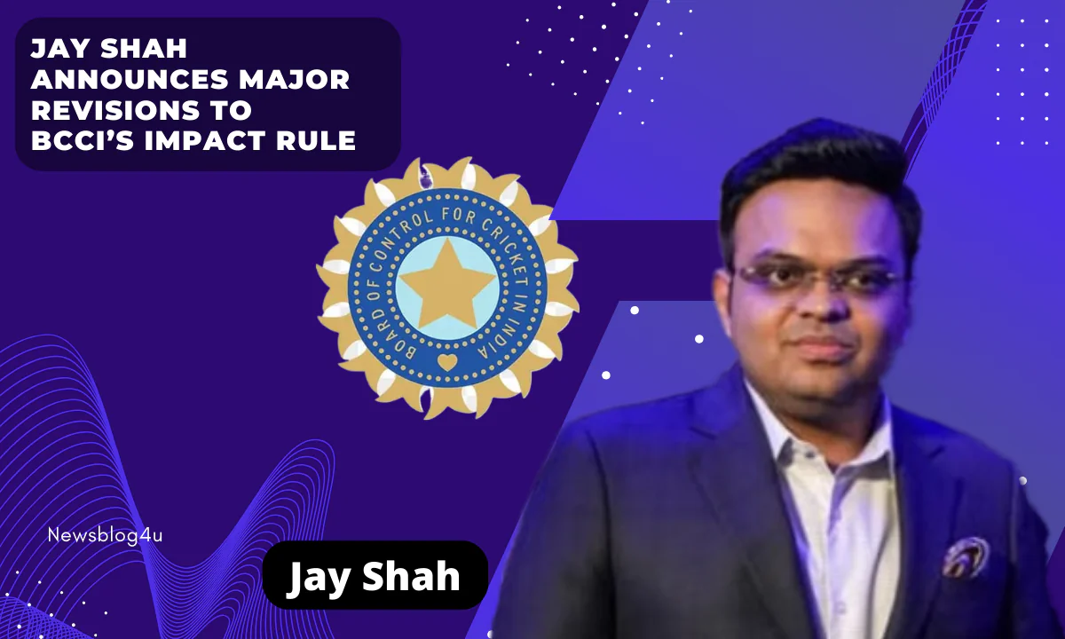 Jay Shah BCCI Impact, Jay Shah spoke at a press conference about BCCI’s Impact Player Rule revisions.