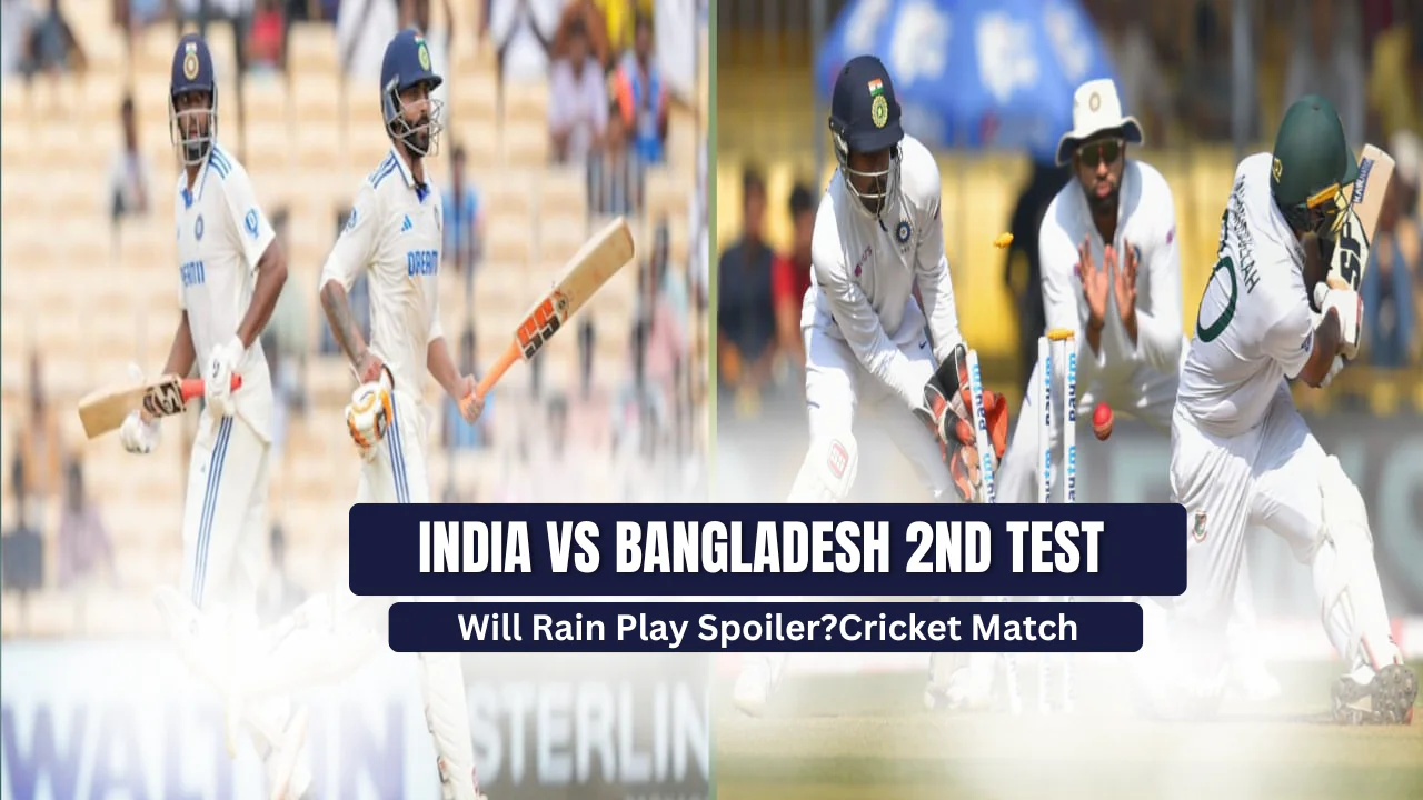 India vs Bangladesh 2nd Test match action at Kanpur