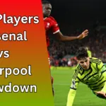 Image of Arsenal and Liverpool players during a high-intensity Premier League match.