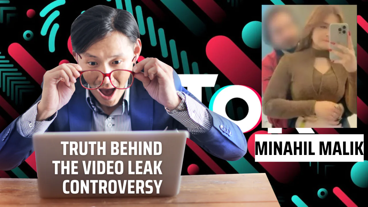 Image of Minahil Malik addressing the recent video leak scandal.