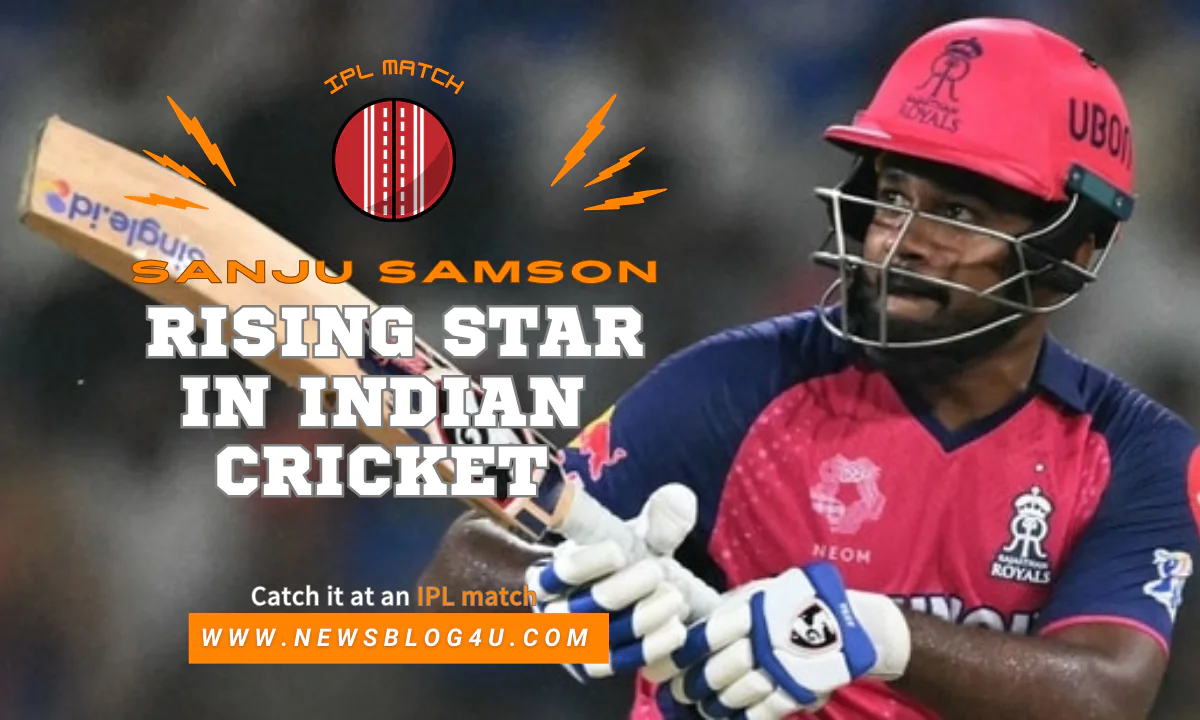 Sanju Samson batting during an IPL match.