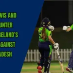 Bangladesh vs Ireland Women : Ireland Women cricketers Gaby Lewis and Amy Hunter batting during the 3rd T20I.