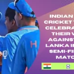 India U-19 Defeats Sri Lanka: cricket team celebrating their win against Sri Lanka in the semi-final match.