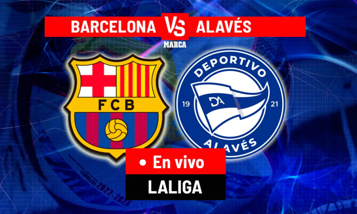 Barcelona vs. Alavés: Live action from the Barcelona vs. Alavés match in La Liga 2025.